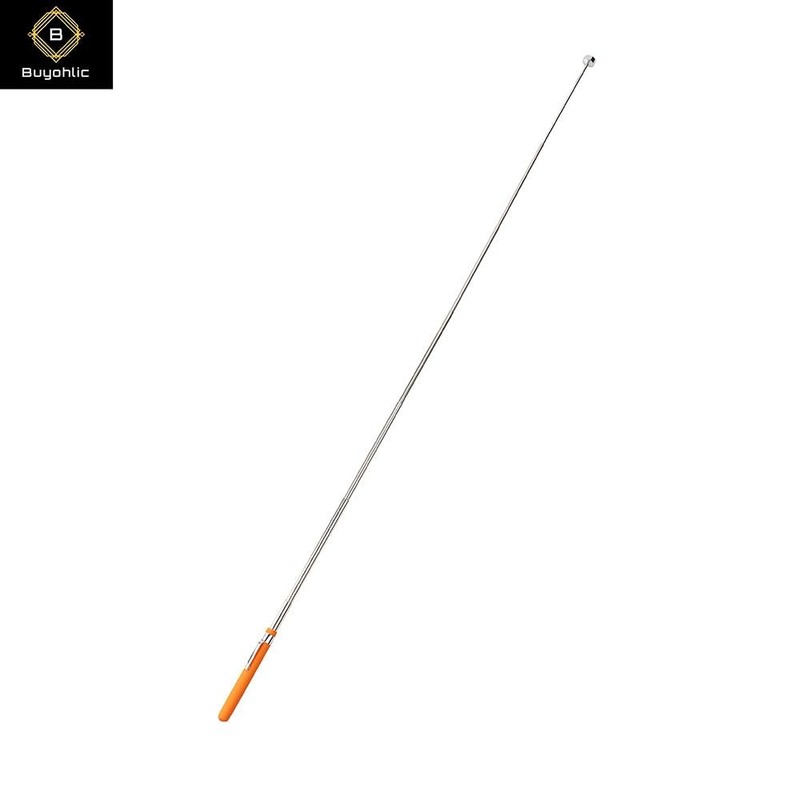 Buyohlic Telescoping Magnetic Pickup Tool with 8lb Pull Force 8 Lb, Orange gallery