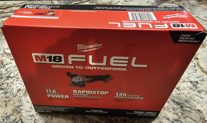 Milwaukee 2880-20 M18 FUEL 4-1/2″ / 5″ Grinder Paddle Switch, No-Lock Tool Only