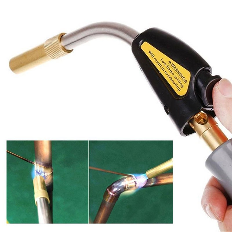 Self Ignition 5' Hose Gas Welding Turbo Torch MAPP MAP pro Propane Torch Burner gallery