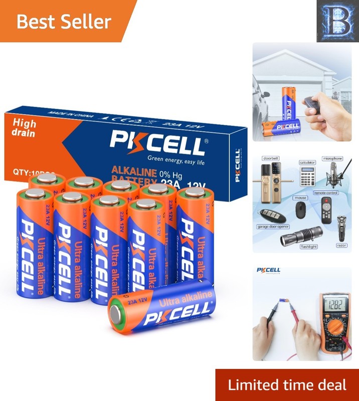 EnergyCircle Technology 12V Battery 10-Pack – Quality-Assured Performance