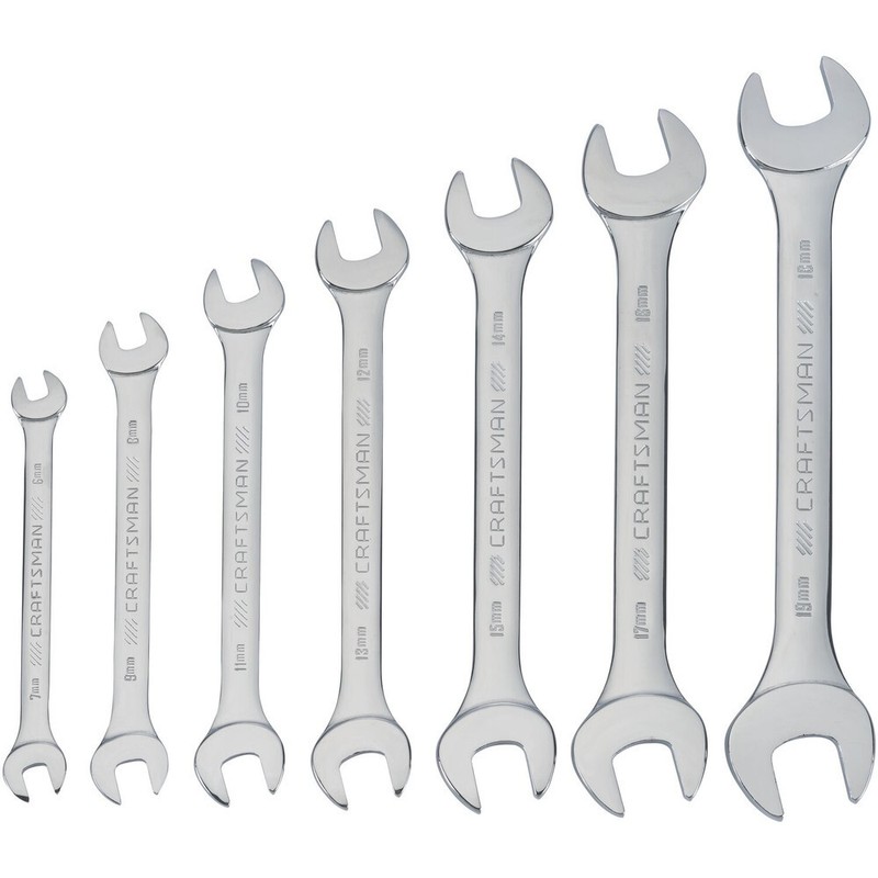 Craftsman CMMT44188 Standard Open End Wrench Set (7-Pc.) New