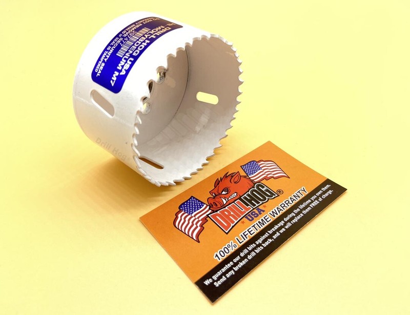 Drill Hog 3″ Bi-Metal Hole Saw 3″ Cutter HI-Molybdenum M7 Lifetime Warranty USA