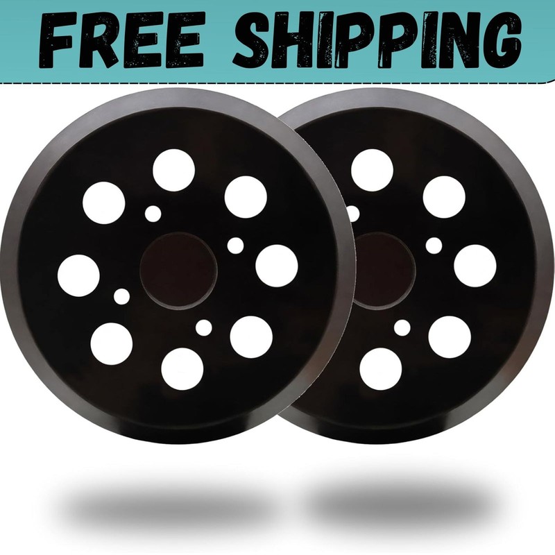 2 Pack 5 Inch 8 Hole Hook and Loop Sander Pad for Ridgid R2600, R2601 5″
