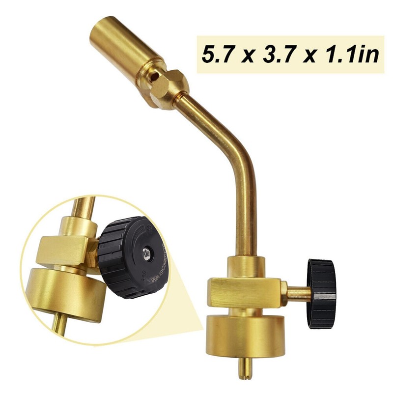 Mapp Propane Gas Tank Turbo Hose Adapter / Torch Kit Brazing Soldering Welding