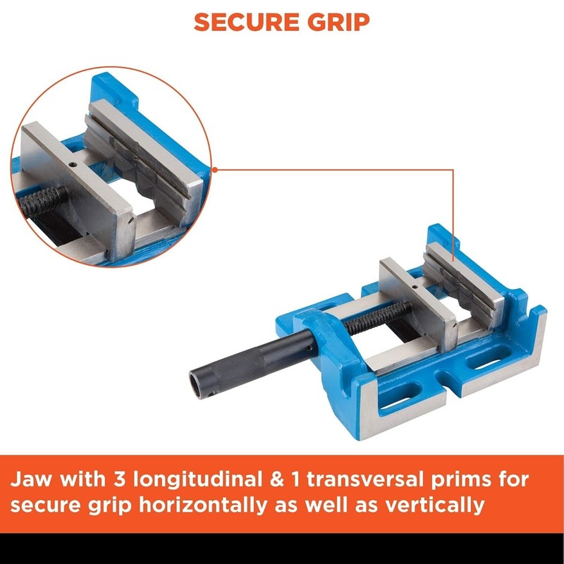 Unigrip 3 Way drill press vice vise | High accuracy | Hi-grade cast Iron II gallery