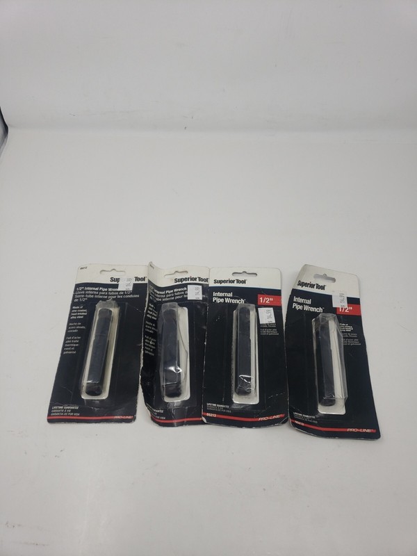 Superior Tool 1/2″ Internal Pipe Wrench 05212 Lot Of 4 SEE DESCRIPTION