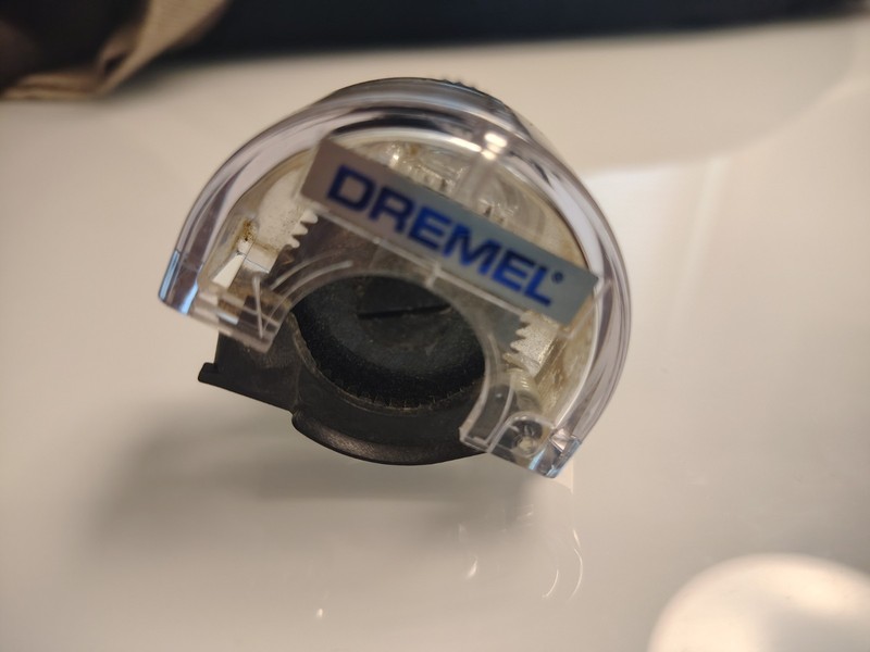 Used Dremel 670-01 Mini Saw Attachment for Rotary Tool with extra blade
