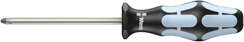 Wera 3350 PH1 x 80mm Phillips Screwdriver Kraftform Stainless 05032021001