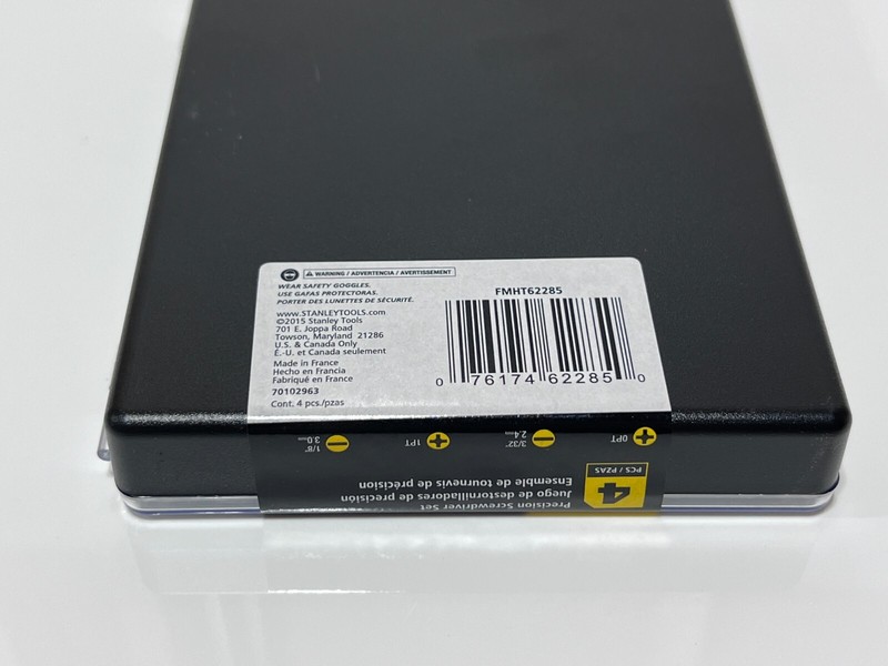 Stanley Tools FATMAX (France Made, NOS) FMHT62285 4pc Precision Screwdriver Set gallery