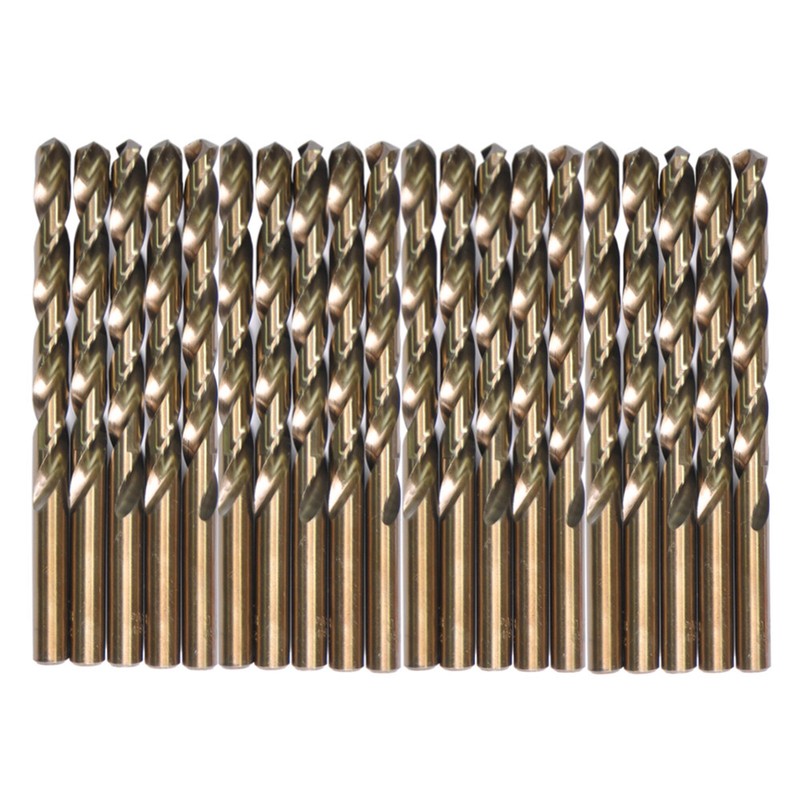 Drillforce 20PCS 3/16″ Cobalt Drill Bit Set HSS M35 Jobber Metal Wood Drill Bits