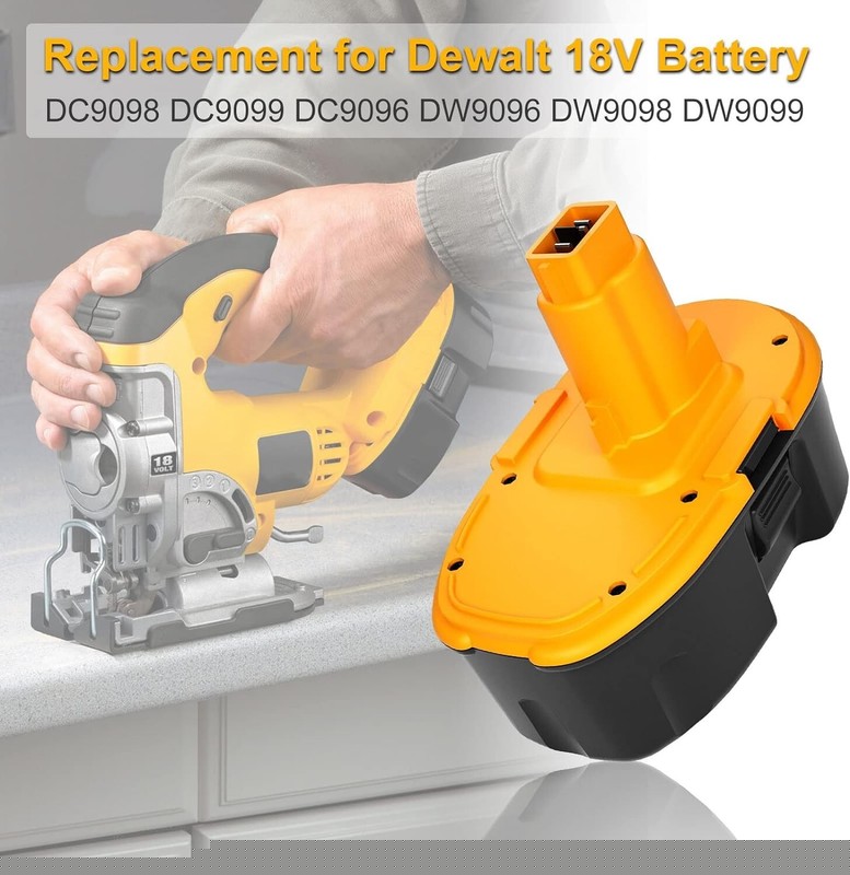 18V XRP Battery or Charger for DEWALT DC9096-2 DW9095 DW9096 DC9098 DC9099