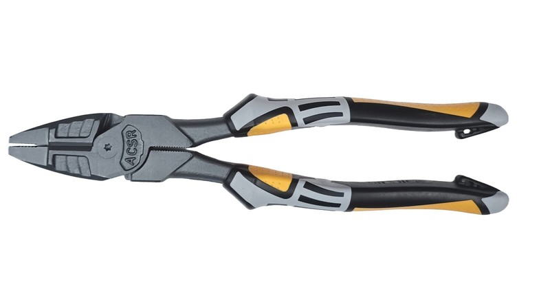Felo 9" Lineman's Pliers w Fish Tape Cable Puller Comfort Grip & Tether GERMANY gallery