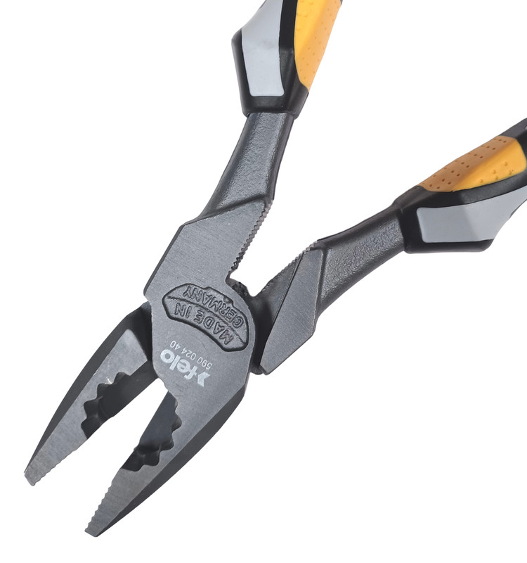 Felo 9" Lineman's Pliers w Fish Tape Cable Puller Comfort Grip & Tether GERMANY gallery