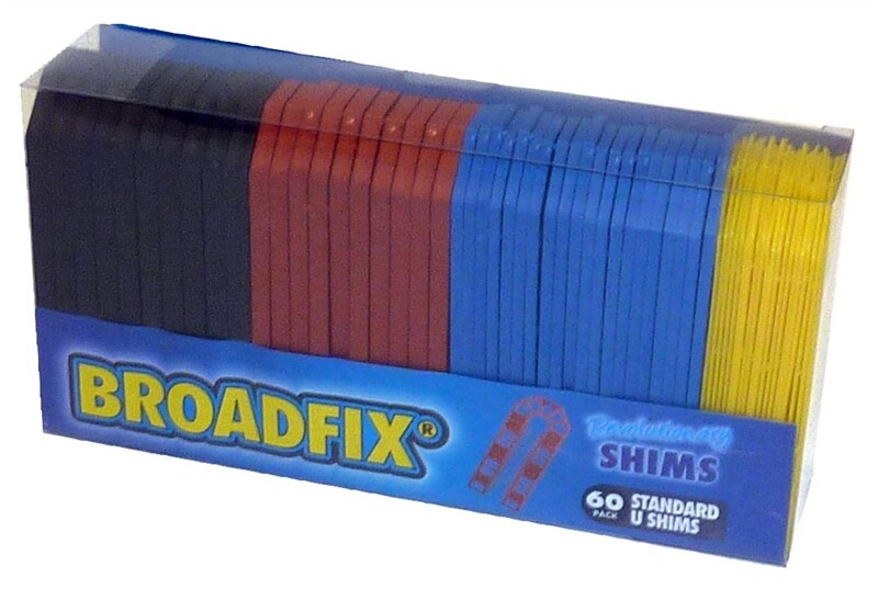 NEW Broadfix STU60A-US PACK (60) Standard Plastic U Shims, 4″ x 1.75″ 9238189