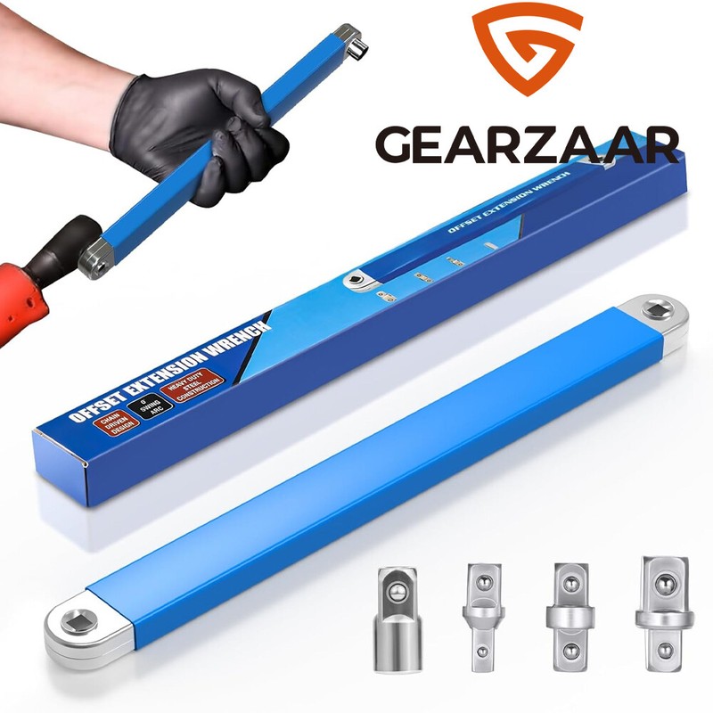 Impact Resistant Multifunctional Offset Extension Wrench Tight Reach Extension –