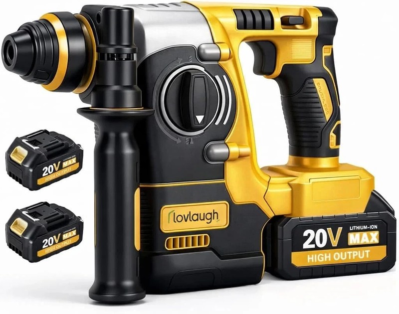 20V MAX SDS plus Cordless Rotary Hammer Drill with 2 X 4.0Ah Batteries & Charger