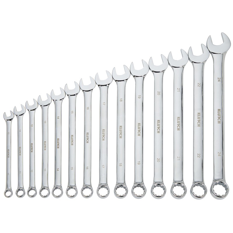 Klutch 14-Pc. Metric Extra-Long Wrench Set, Model# 34696A