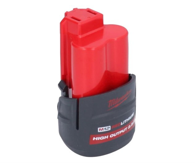 Milwaukee M12 HB2.5 Red Lithium High Output 2.5Ah 12V 180g Genuine Battery Usps gallery