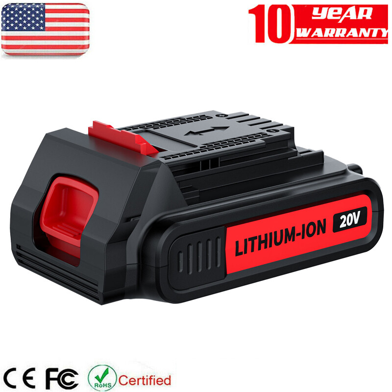 8000mAh 20V for Black and Decker 20 Volt MAX Lithium LBXR20 LB20 Battery 3.8Ah