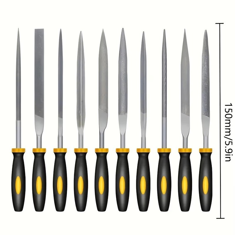 5Pcs Metal Needle File Set Small Hardened Carbon Steel File Mini Hand Metal Tool gallery