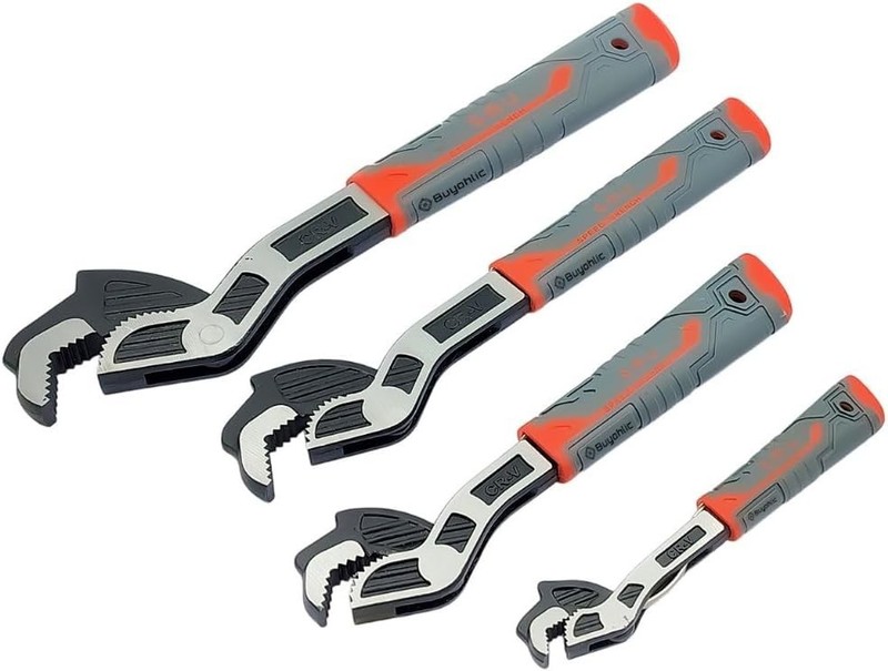 Self Adjusting Locking Wrench Multifunctional Universal Adjustable Pipe Wrench gallery