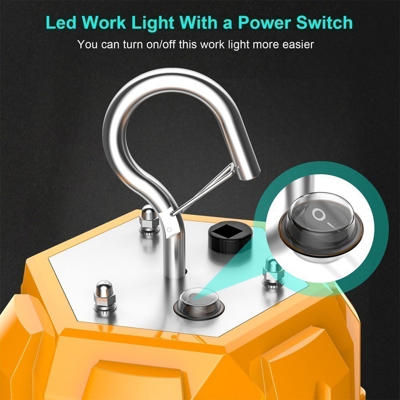 LED Temporary Work Light 150W 22,500lm Outdoor Construction Job Site Lighting gallery