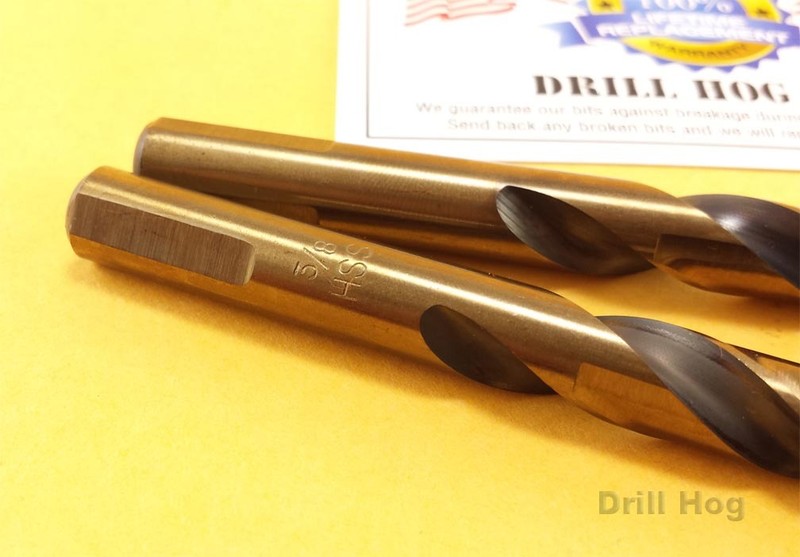 Drill Hog USA 1/2" Drill Bit 1/2" Bit HI-Molybdenum M7 HSS Lifetime Warranty gallery