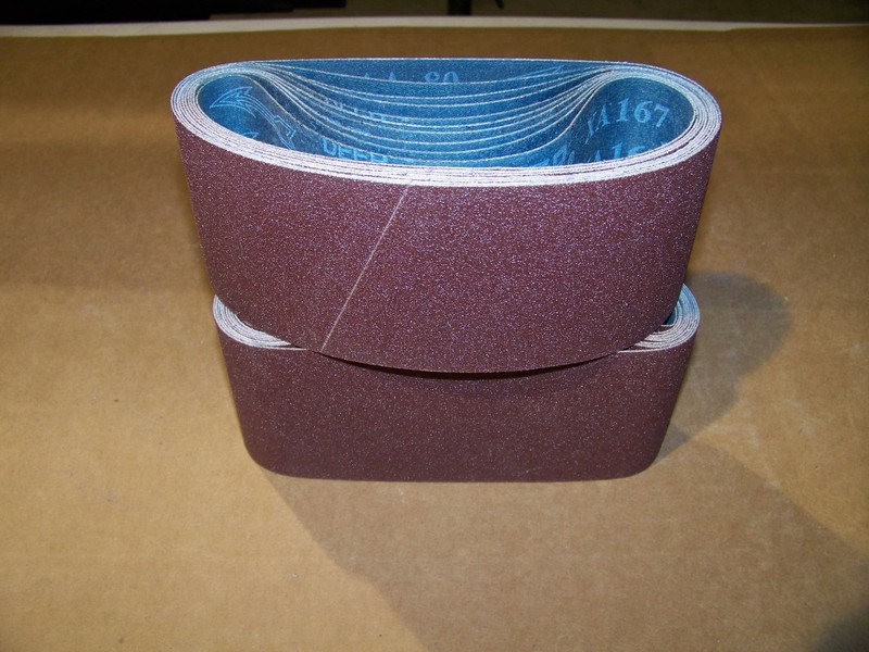 PREMIUM A/O, X-WEIGHT SANDING BELTS 3" X 18", 10 - PACK, 40-GRIT gallery
