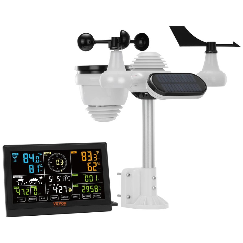 SucceBuy Wireless Weather Station Large Display Digital Home Weather Station