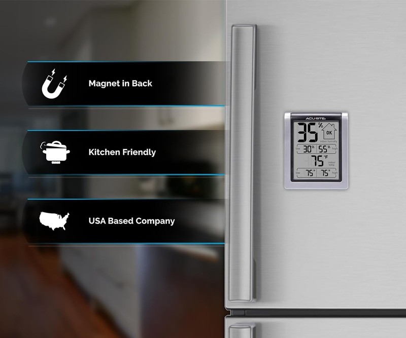 Versatile Digital Humidity & Temperature Monitor - Ideal for Home & Grow Rooms gallery