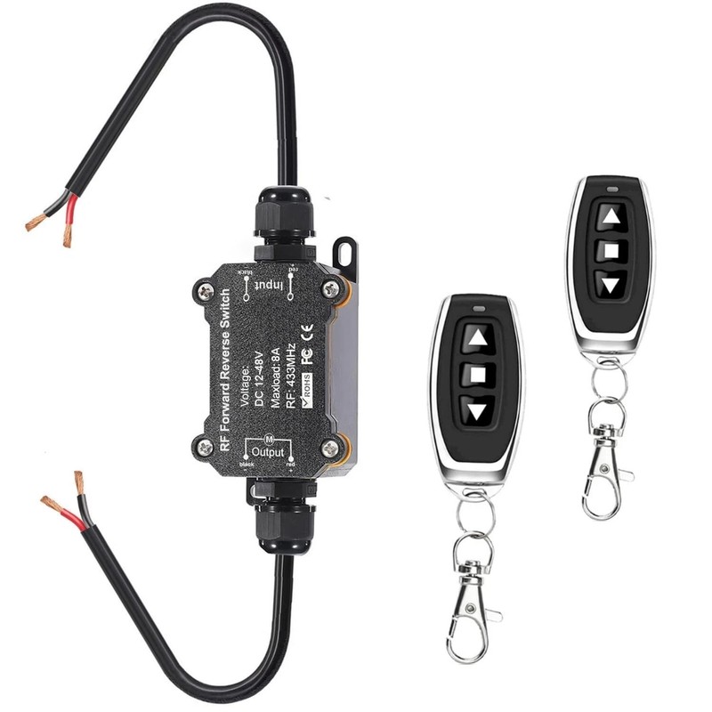 DC12V-48V Waterproof Linear Actuator Remote Control Switches, with 8A Relay
