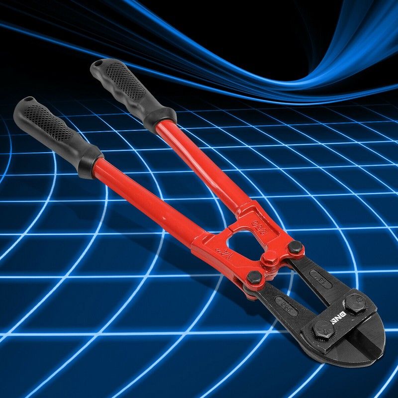 14″ Bolt Cutter High Leverage Angle Grips Handle Barbed Wire/Fence/Rebar Cutting