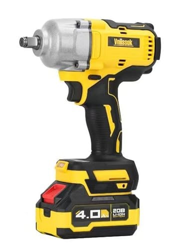 Cordless Impact Wrench, 900Ft-lbs (1200N.m) 1/2″ Brushless Impact Gun 1200n.m