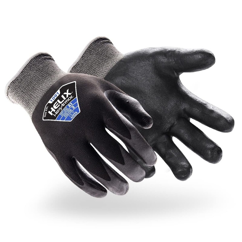 Cut-Resistant Puncture-Resistant Nitrile Palm Knit Work Gloves | Helix® 1091 |