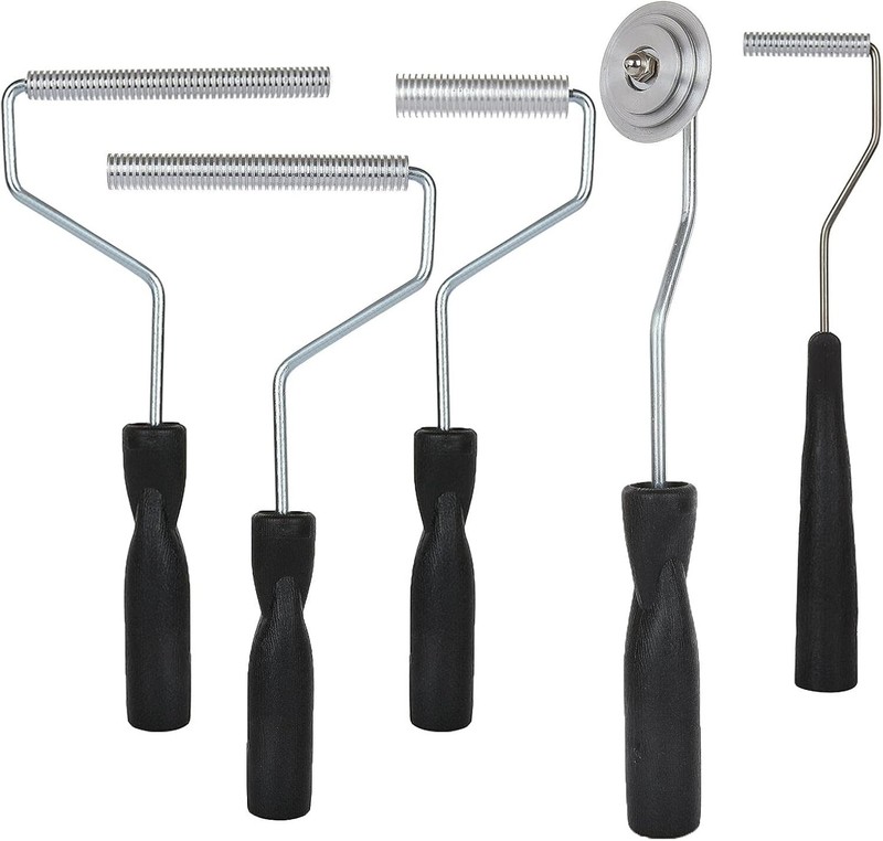 Fiberglass Roller Tools Kit Set of 5 Bubble Paddle Tool Fiberglass Resin Repa