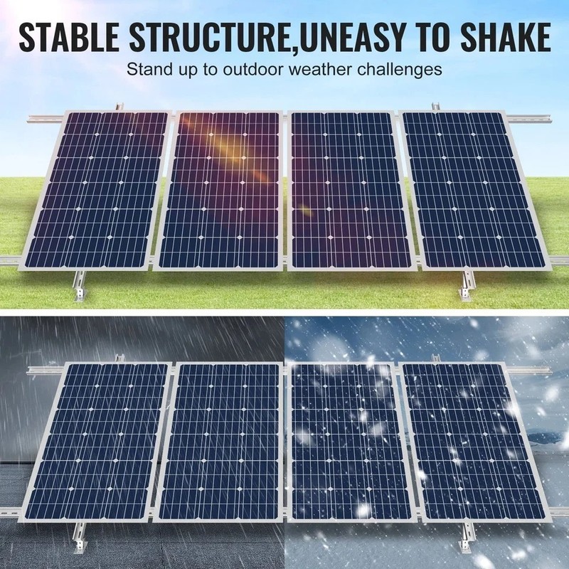 Solar Panel Mounting Brackets, 30°-60° Adjustable Multi-Pieces Solar Panel gallery