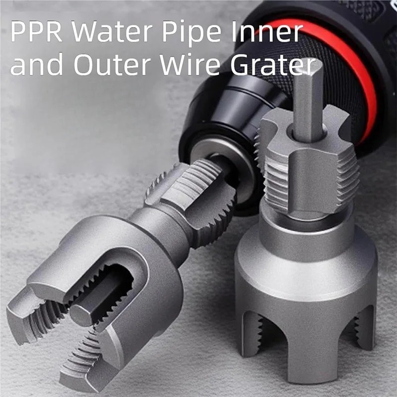 Integrated Internal & External Pipe Threading-Tool, PVC Pipe Threader Kit USA~~~ gallery