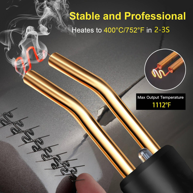 200W Plastic Welder, 2000PCS Staples 10PCS Sandpaper, Plastic Welding Kit, Plier gallery