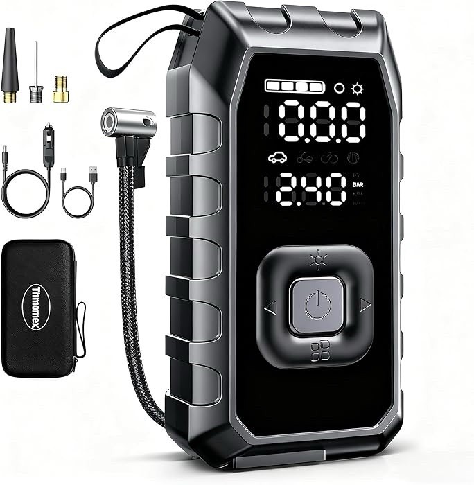 Tire Inflator Portable Air Compressor, 180PSI Faster Inflation Cordless