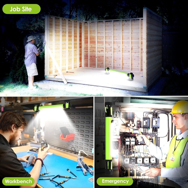 2500LM Rechargeable LED Work Light with Magnetic Holder for Mechanics & Repairs gallery