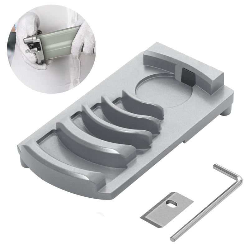 PVC Pipe Deburring Tool for Pipe burrs in Six Pipe sizes from 1-1/4 to 4 inches
