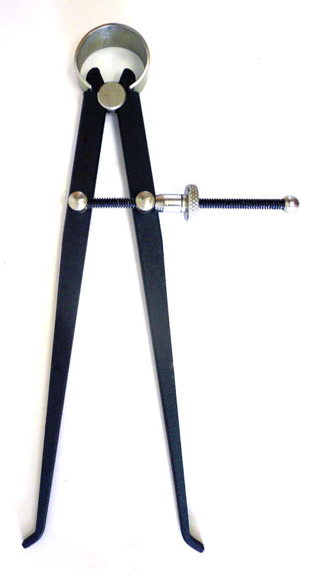 8″ Inside Caliper with Spring Joint – Precision Layout & Wood Turning Black New