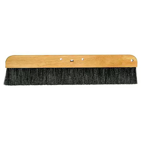 Tough Guy 1Yxc8 Cement Finishing Brush, Black, 24 In, Construction: Wood