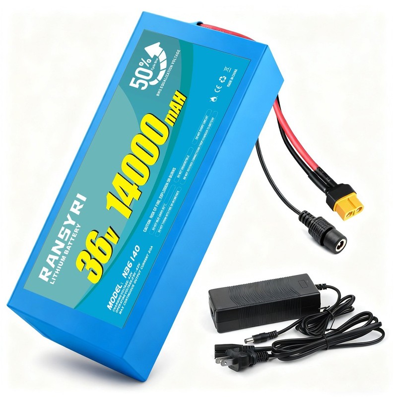 Blue 36V 14AH Battery for 0-1000W Motor gallery