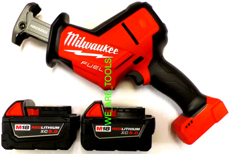 Milwaukee 2719-20 M18 FUEL Hackzall, (2) 48-11-1850 5.0 Battery Saw 18V 18 Volt