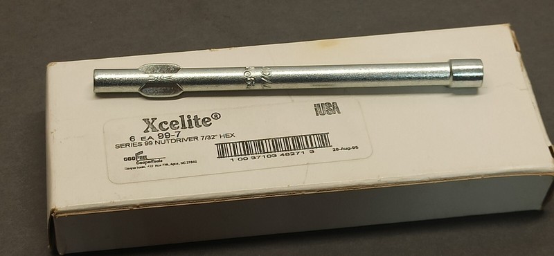 Xcelite 99-7 Series 99 Nut Driver 7/32 Hex 1pc