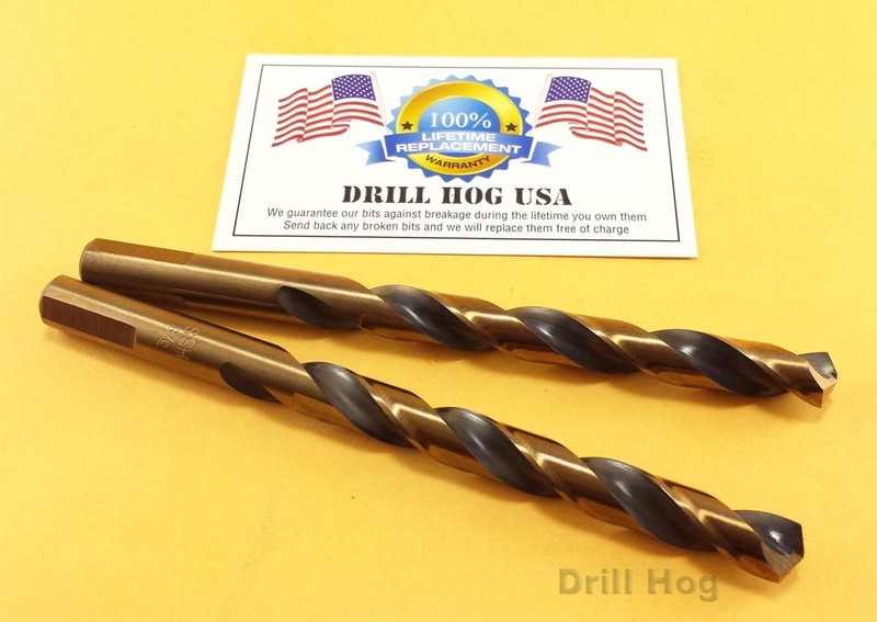 Drill Hog 7/16 Drill Bit 7/16″ HI-Molybdenum M7 HSS Twist Lifetime Warranty