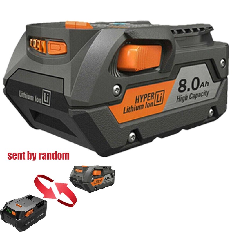 1-PACK R840085 For Ridgid 18V 8.0Ah Lithium-ion Battery Rigid 18Volt R840087 New