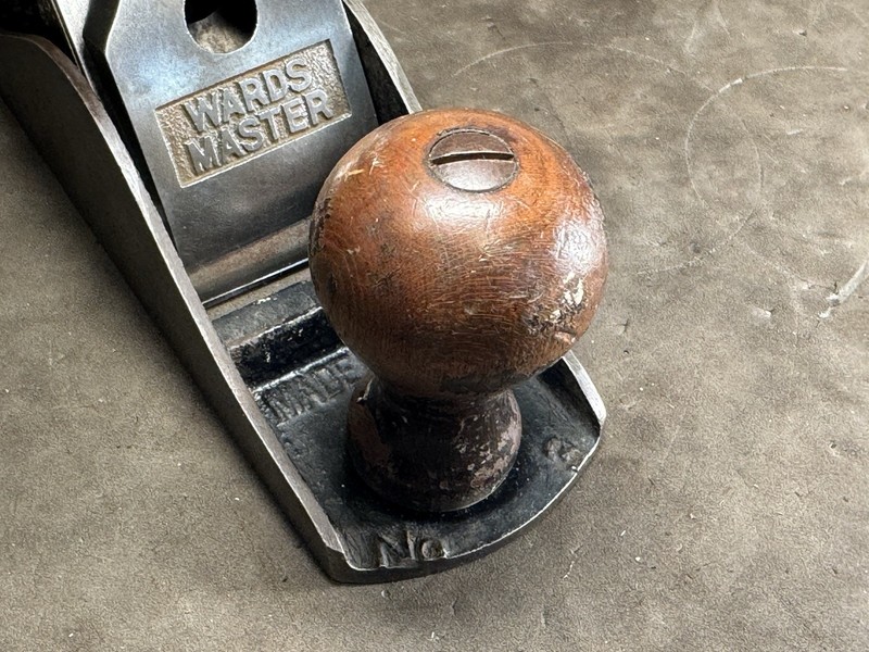 Wards Master Quality No 3 - 9 1/4" Bench Plane Wartime Stanley Made Sharp VTG gallery