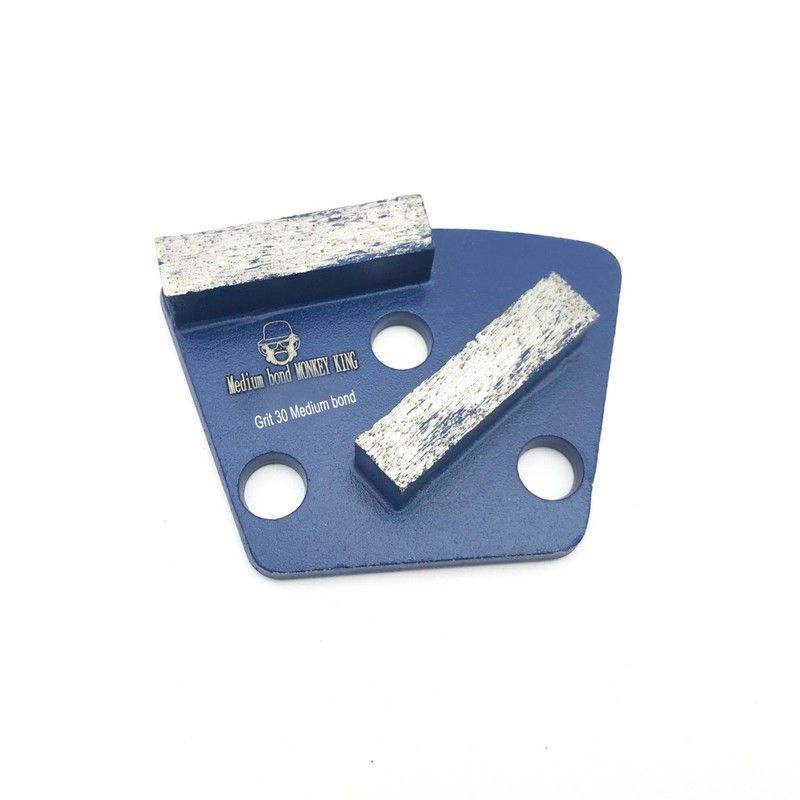 9 Pcs SASE Diamatic Big Hole 30 Grit Medium Bond Grinding Shoes Concrete